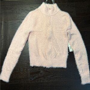 No Boundaries Soft Pink Teddy Jacket
